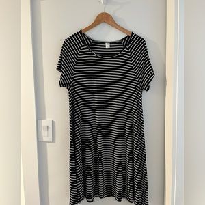 Black & White Jersey Dress